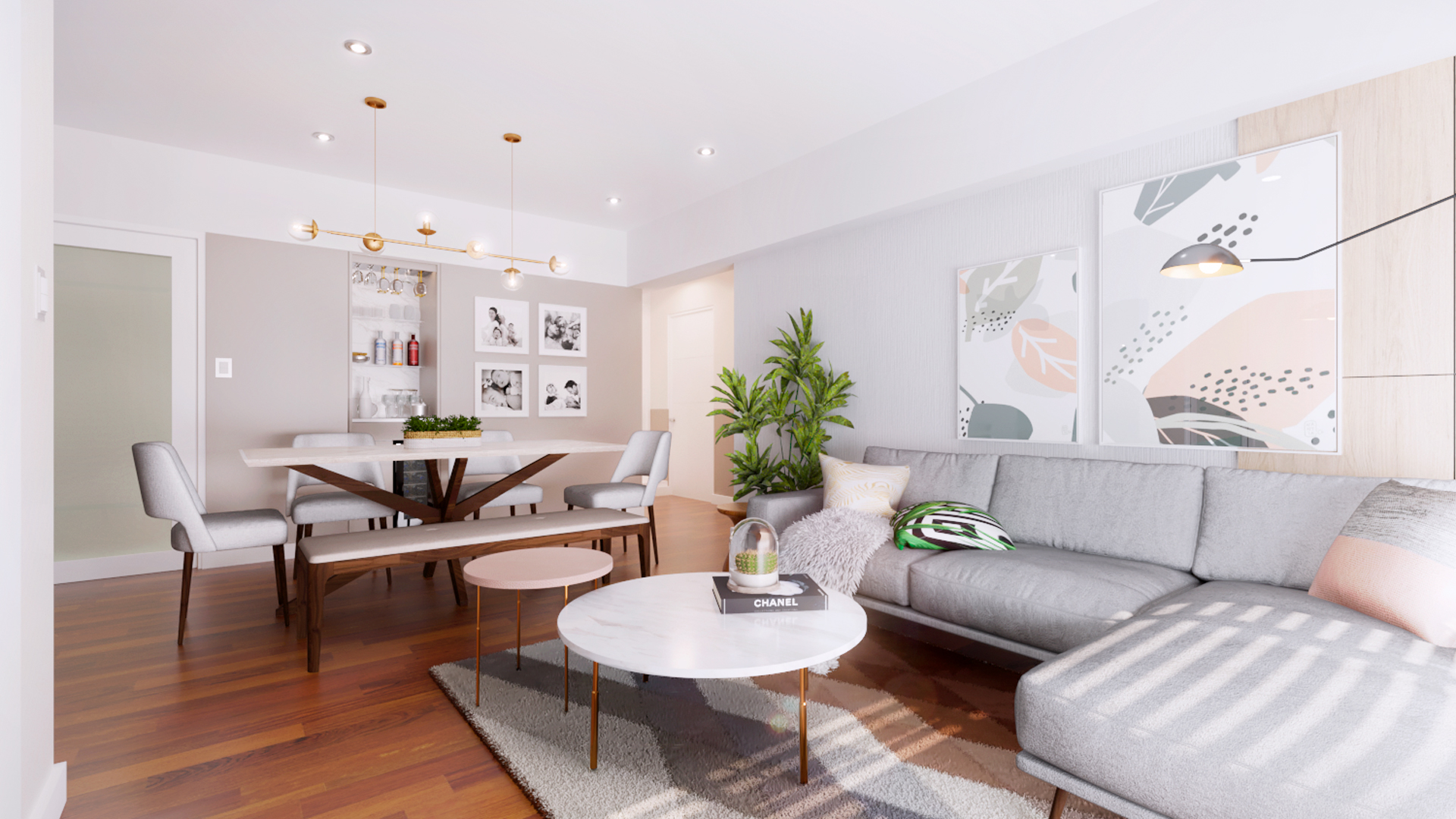 Diseño interior de sala